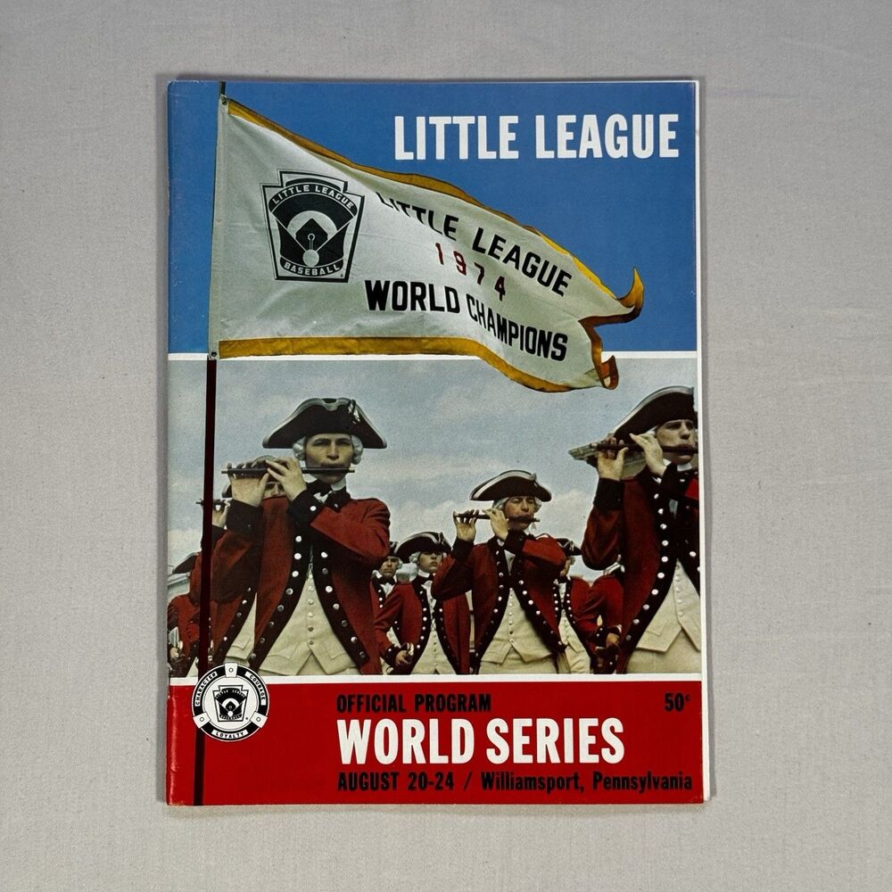 1974 Little League World Series Official Program - Rare - Cavalcade of Champions